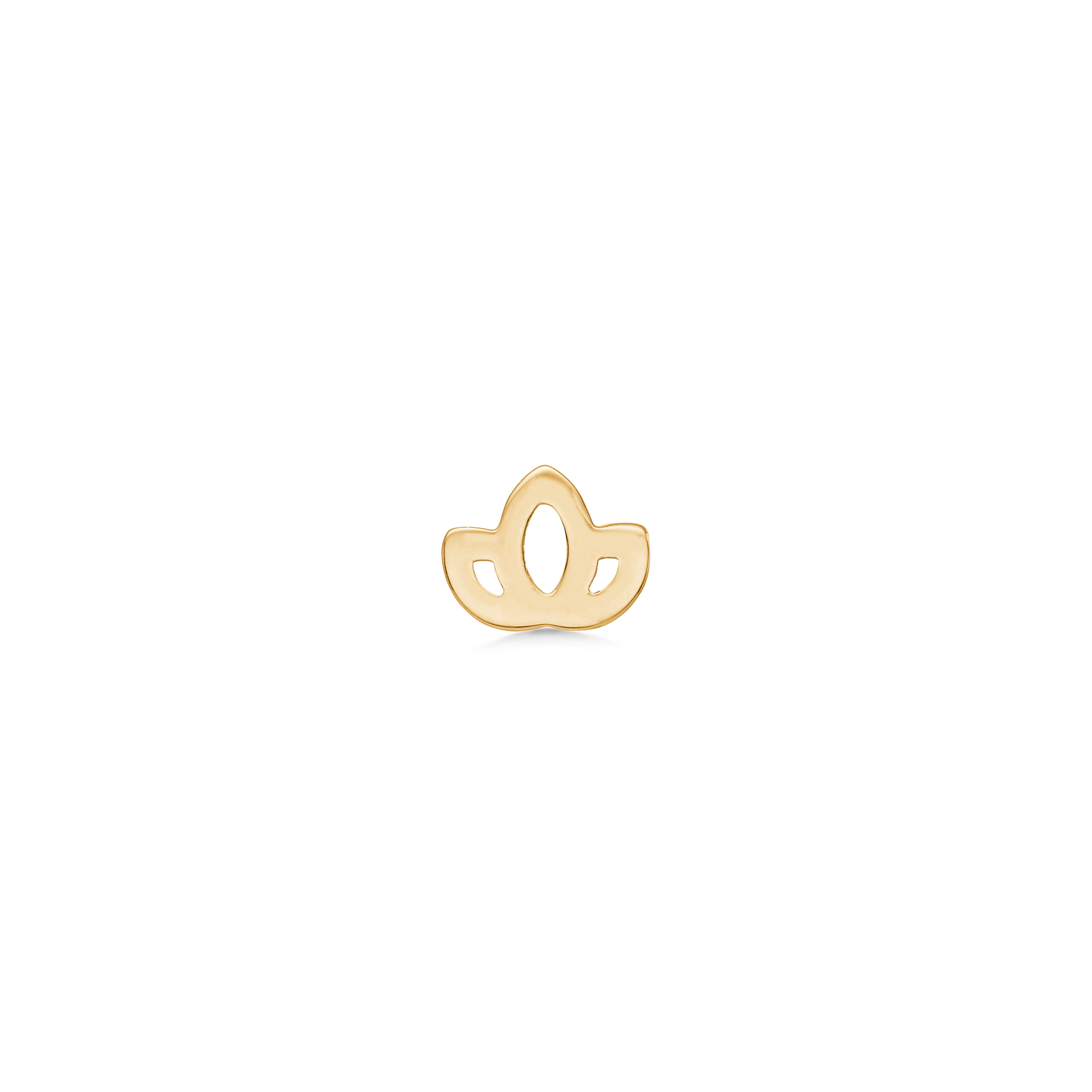 Symbols Lotus øredobb - 18kt Gult Gull