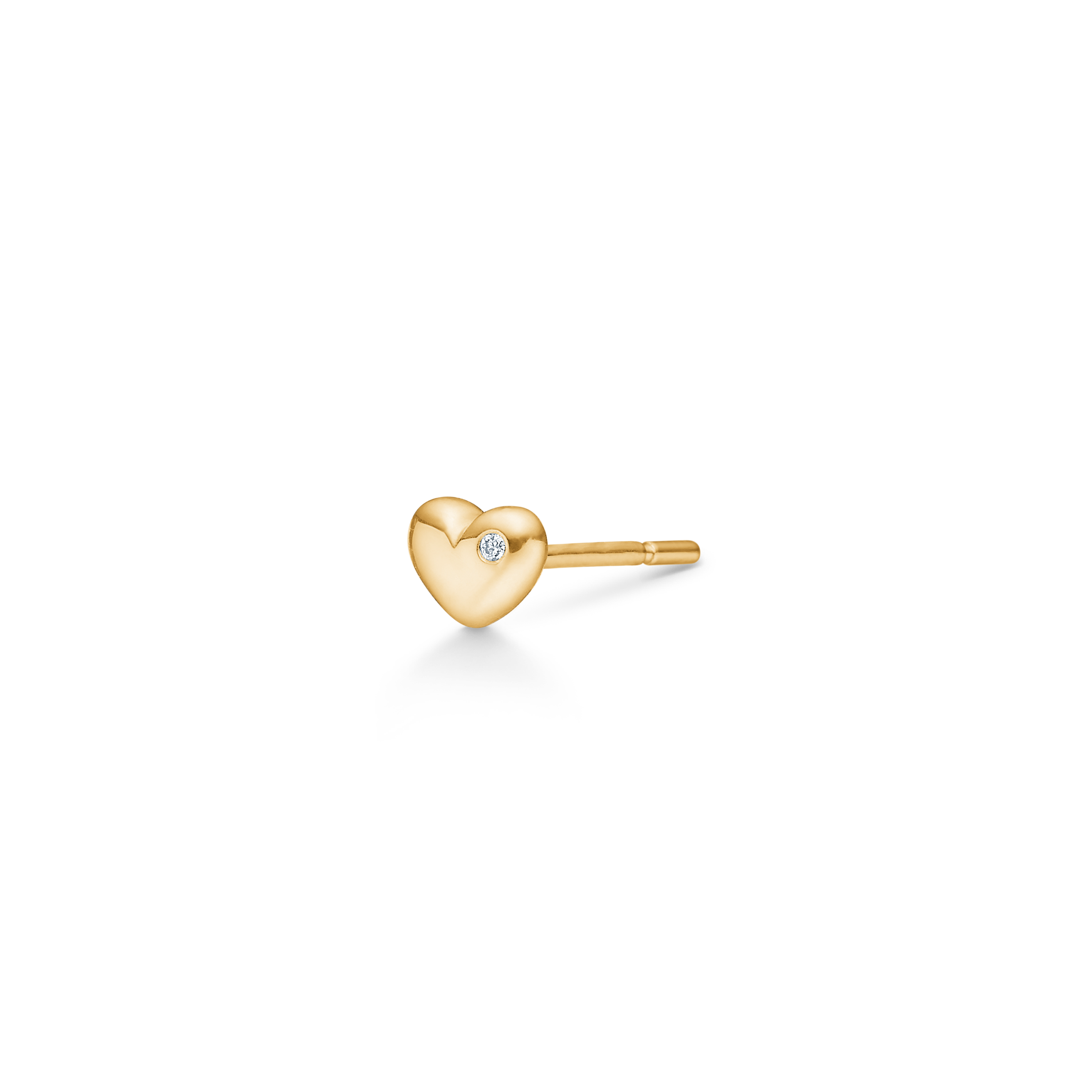 Symbols My Heart Øredobb - 18kt Gult gull