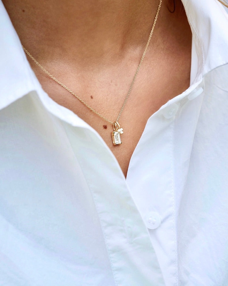 Nord Pink Pendant - 18kt Yellow Gold