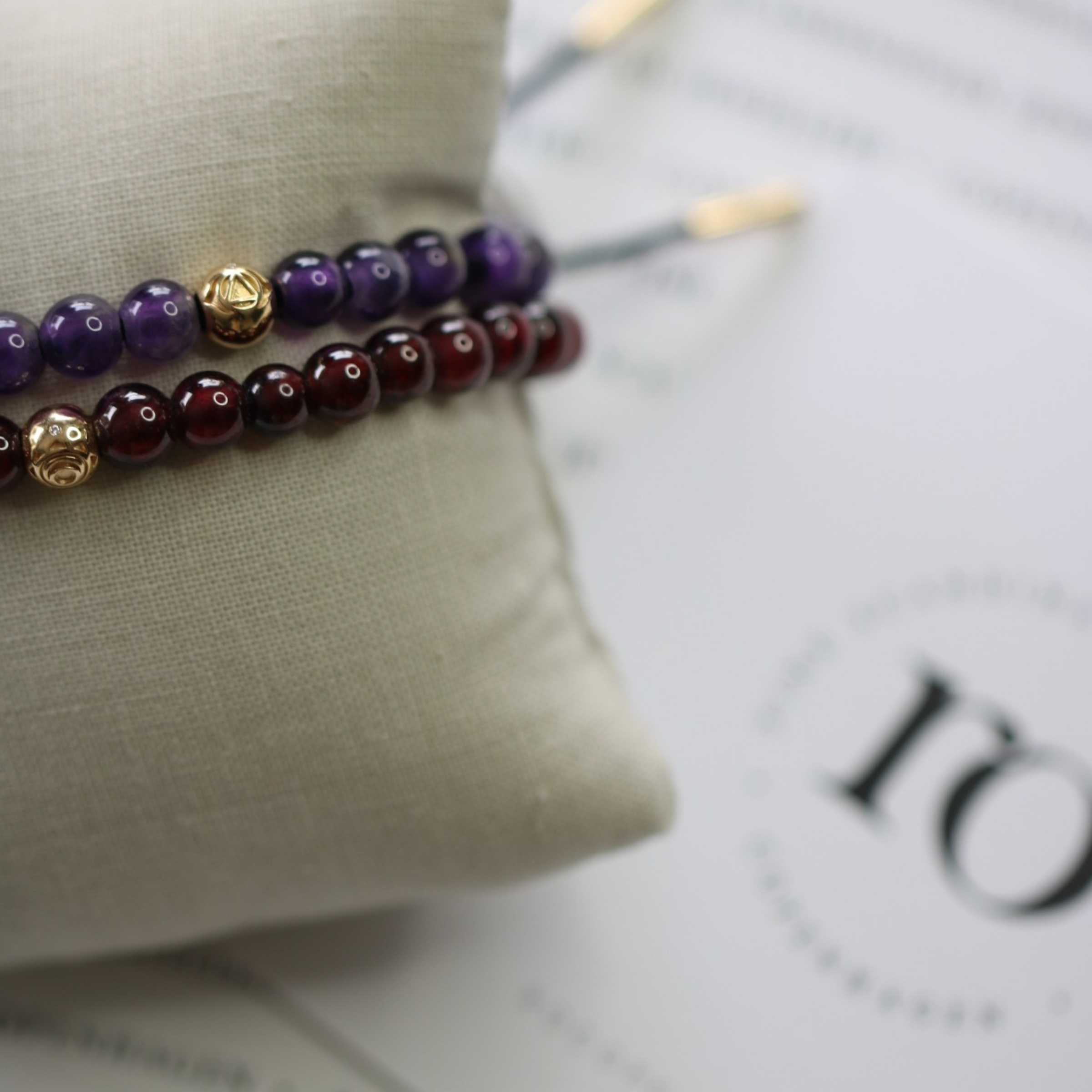 Inner Peace Tredje Øye armbånd – 18kt Gult Gull