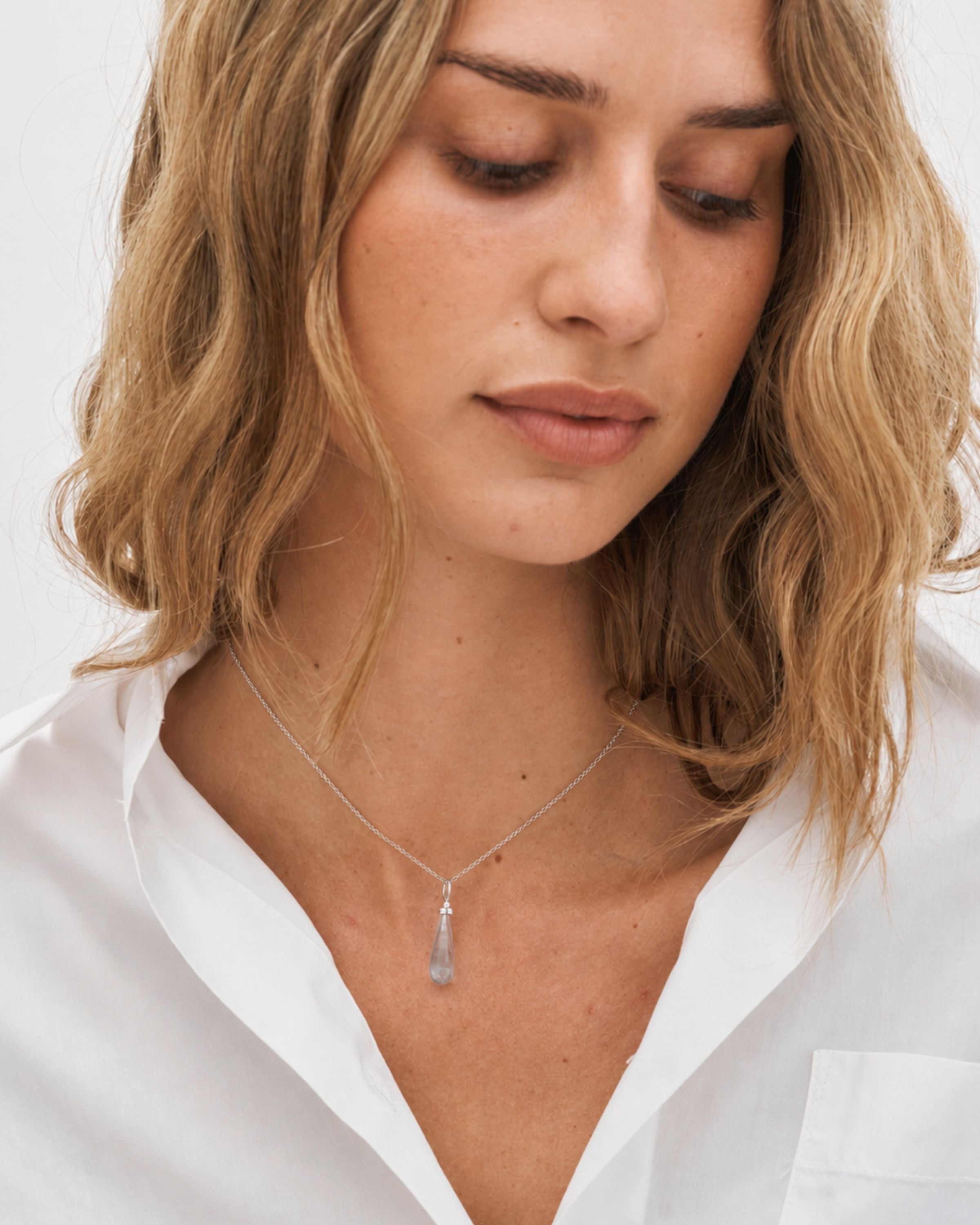 Fryd Grey Pendant - 18kt White Gold