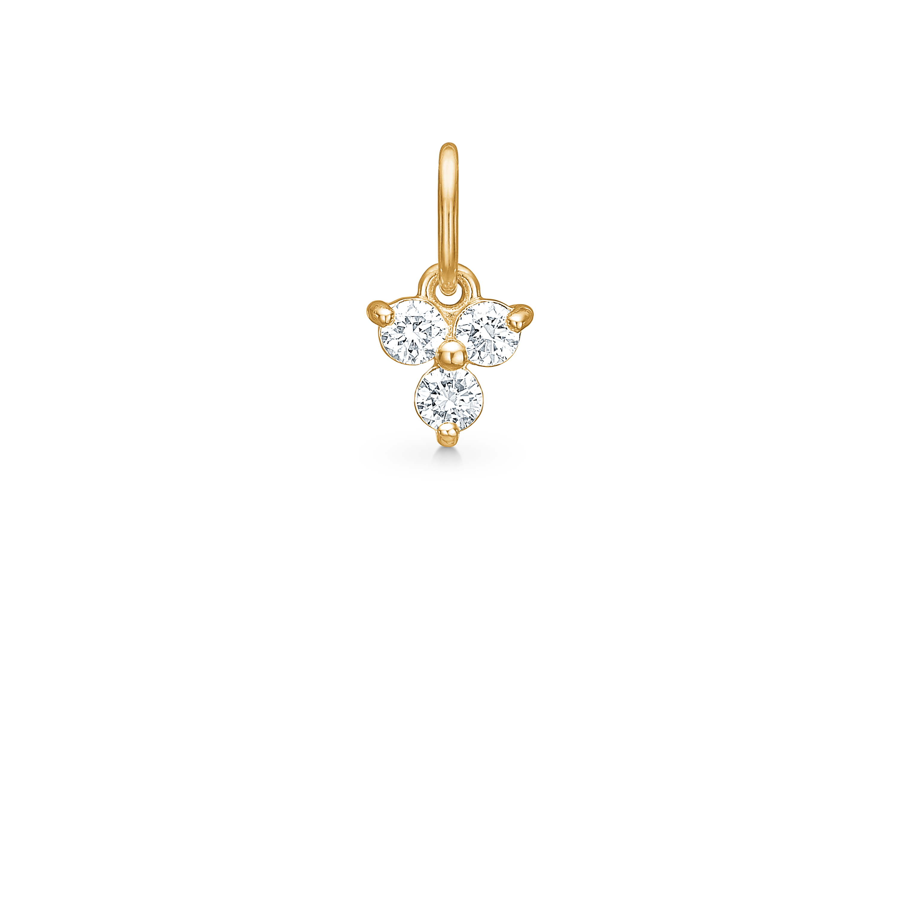 Fryd Diamond Pendant - 18kt Yellow Gold