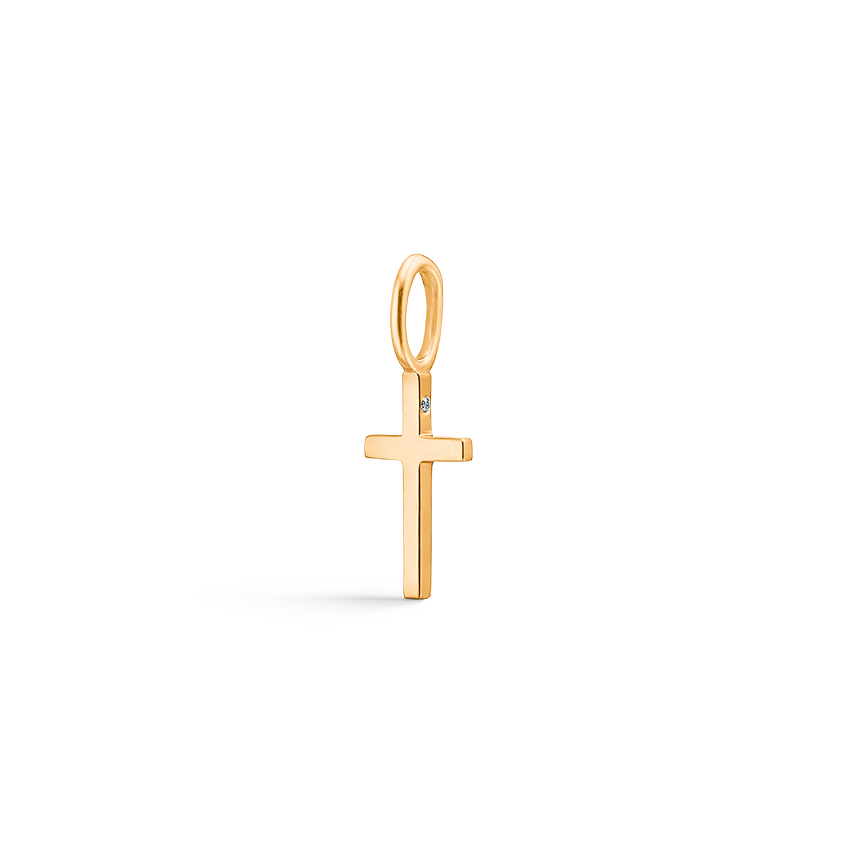 Symbols Kors Anheng - 18kt Gult Gull