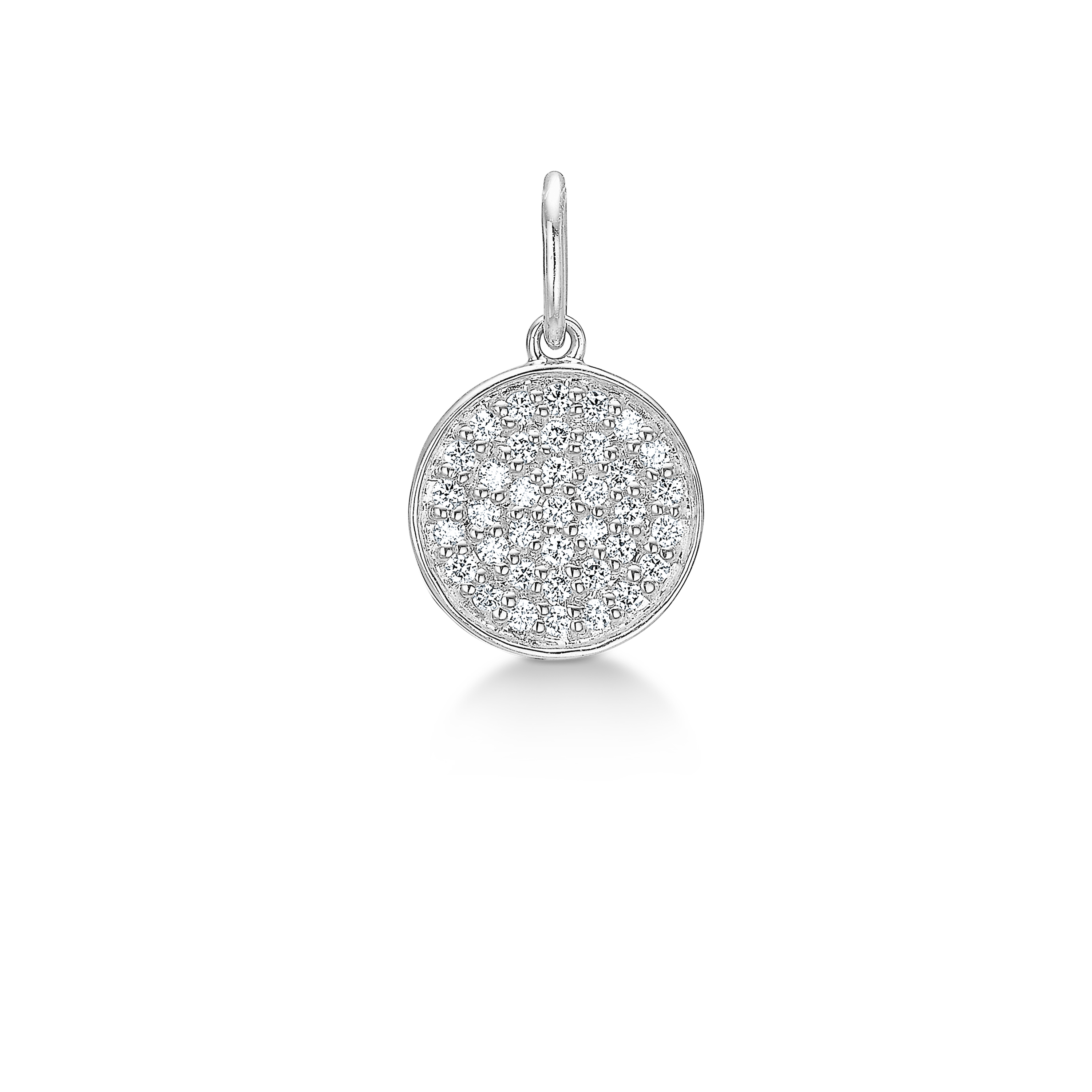 Rock Classic Diamant Anheng - 18kt Gult Gull