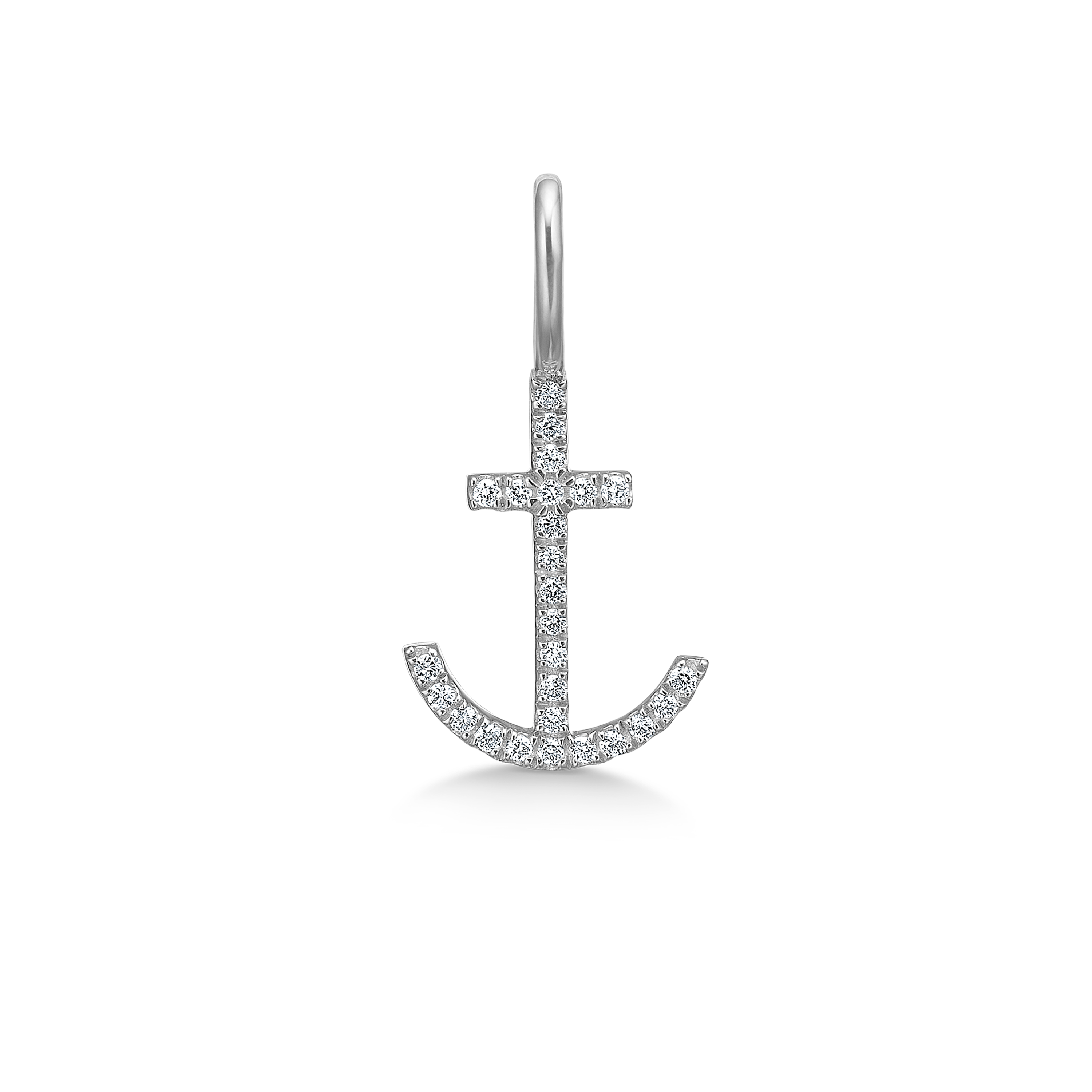 Symbols Håp Diamant Anheng - 18kt Hvitt Gul