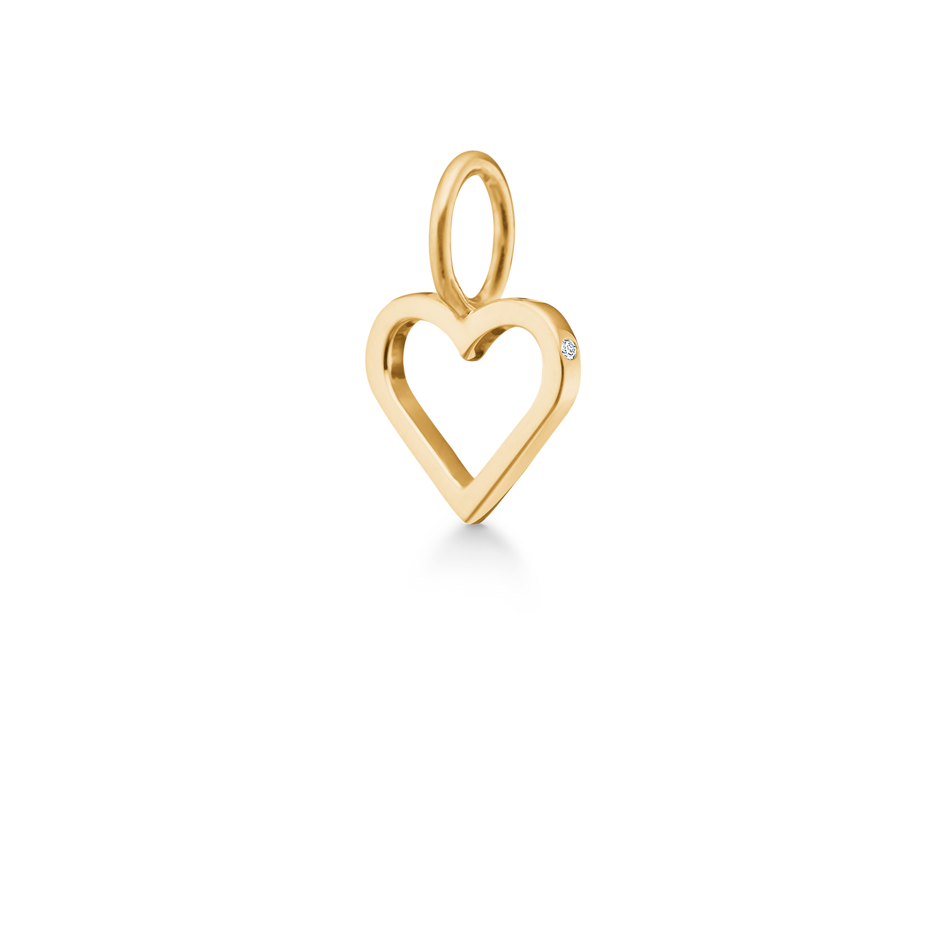 Symbols Open Heart Anheng - 18kt Gult Gull