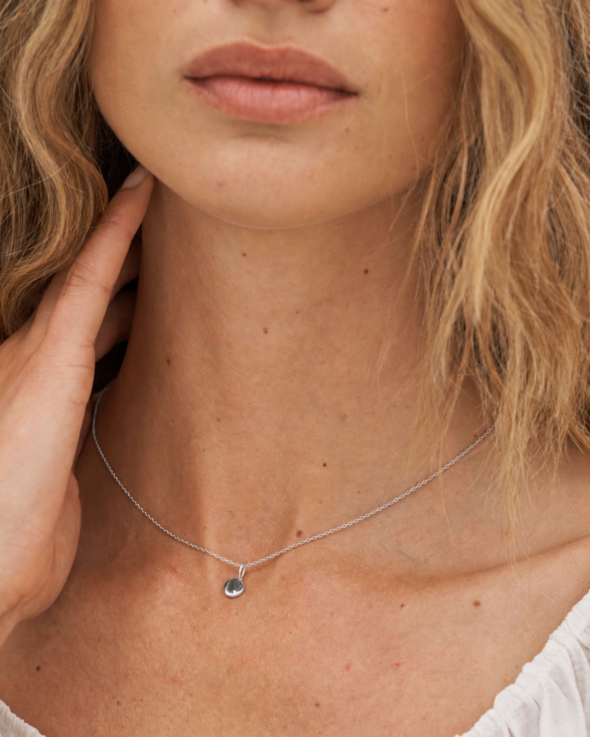 Signet Anheng - 18kt Hvitt Gull