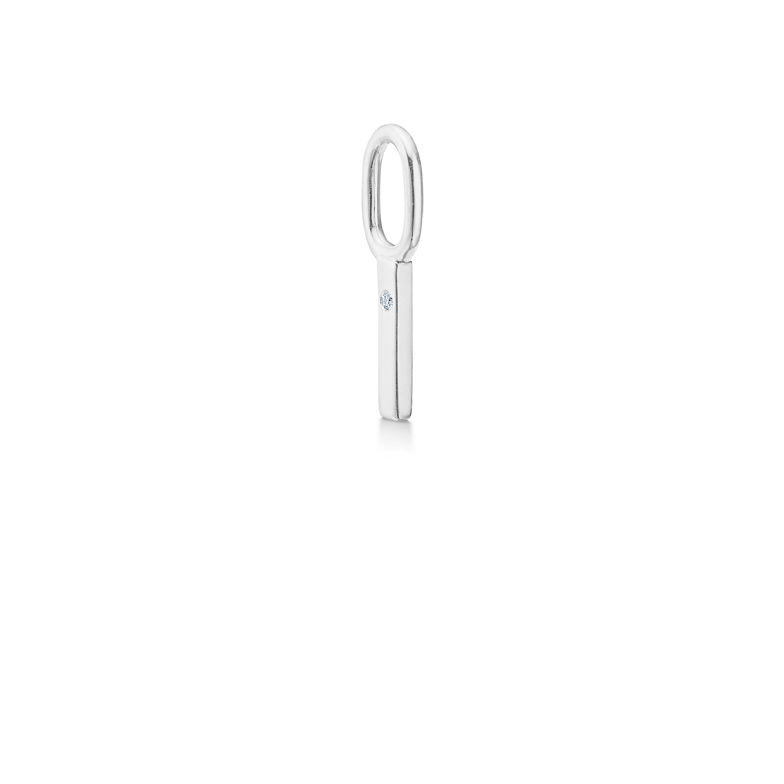 My I Pendant - 18kt White Gold