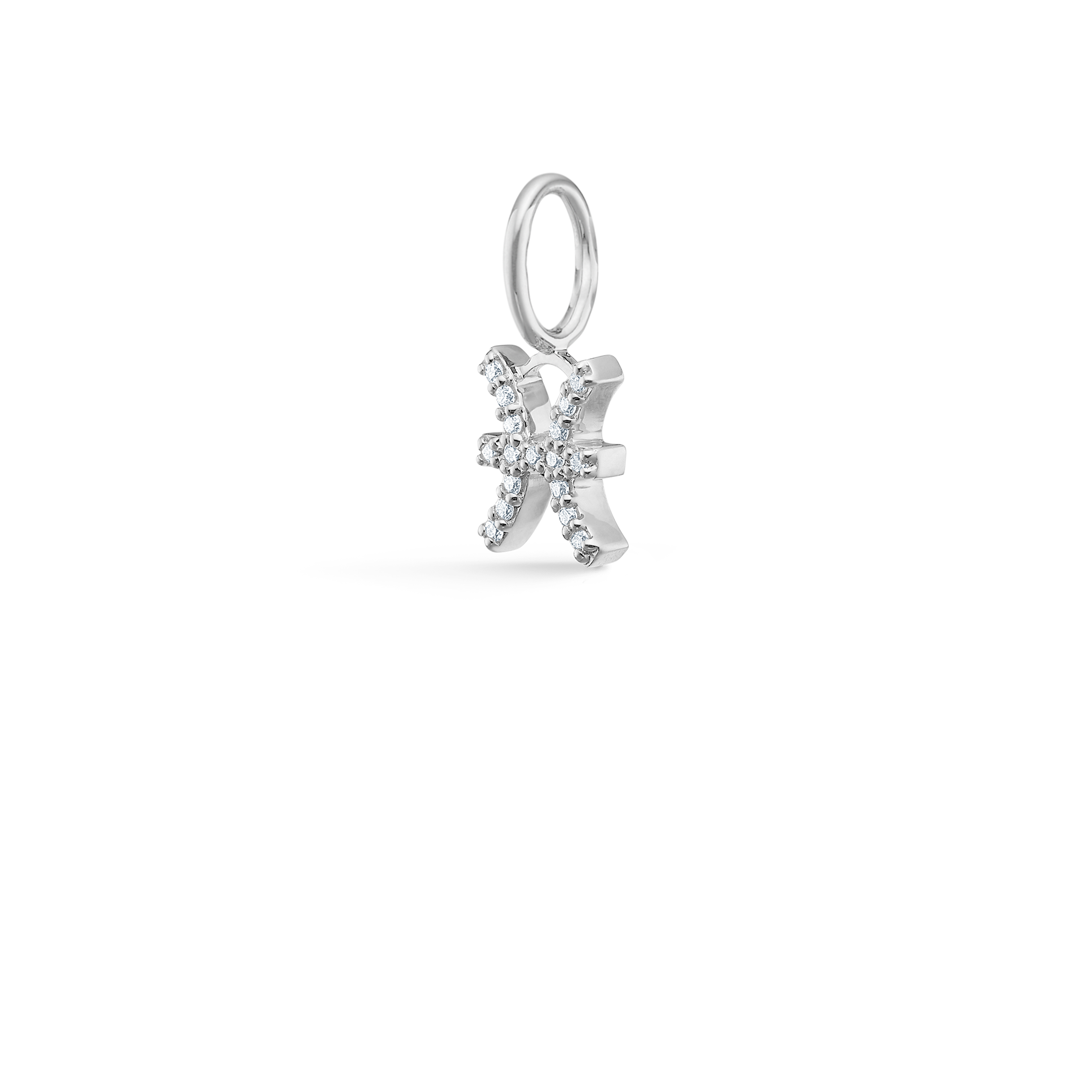My Pisces Diamond Pendant - 18kt White Gold