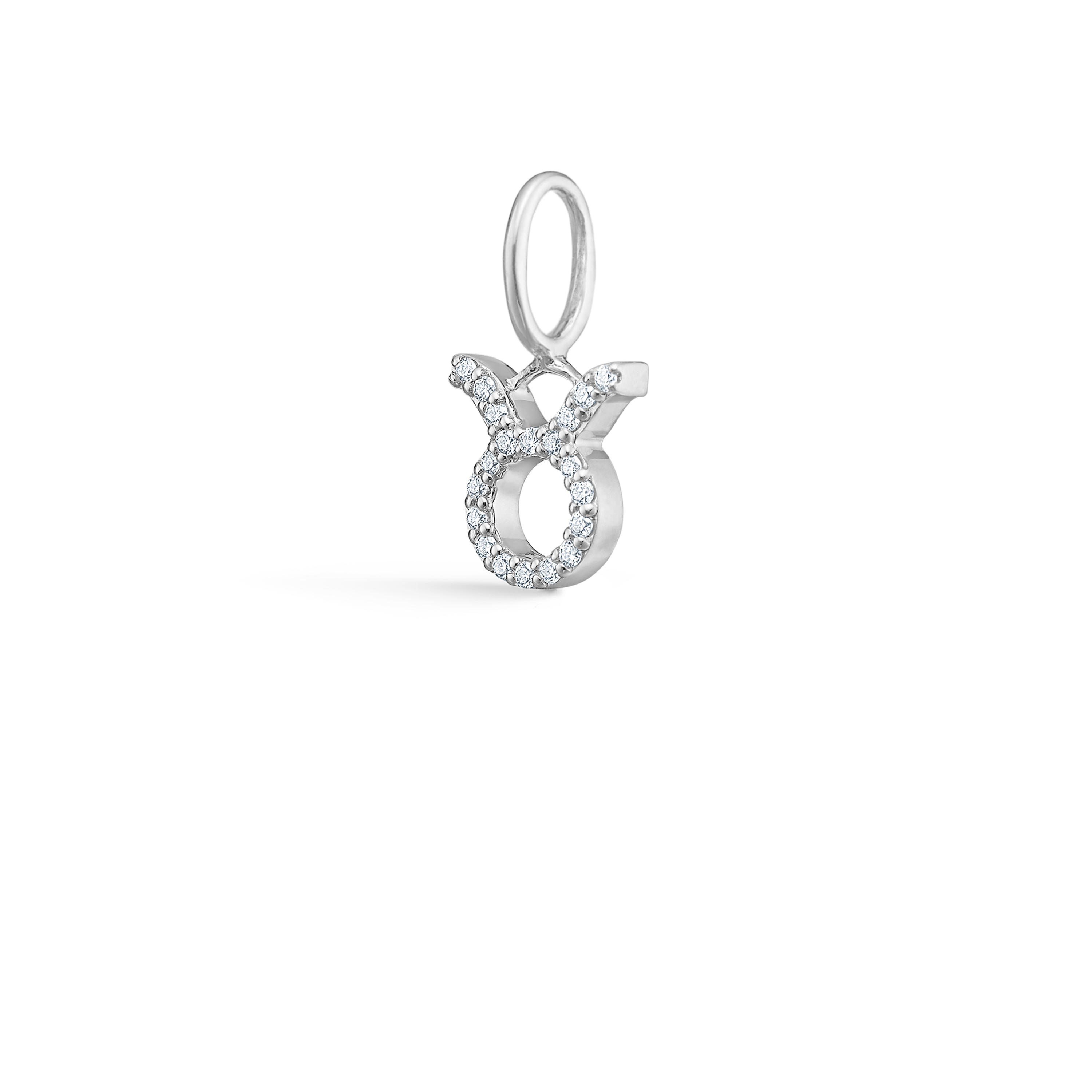 My Taurus Diamond  Pendant - 18kt White Gold