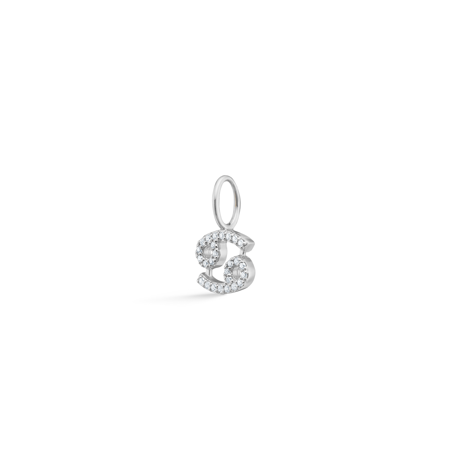 My Cancer Diamond Pendant - 18kt White Gold