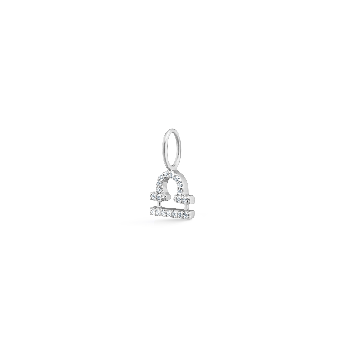 My Libra Diamond Pendant - 18kt White Gold