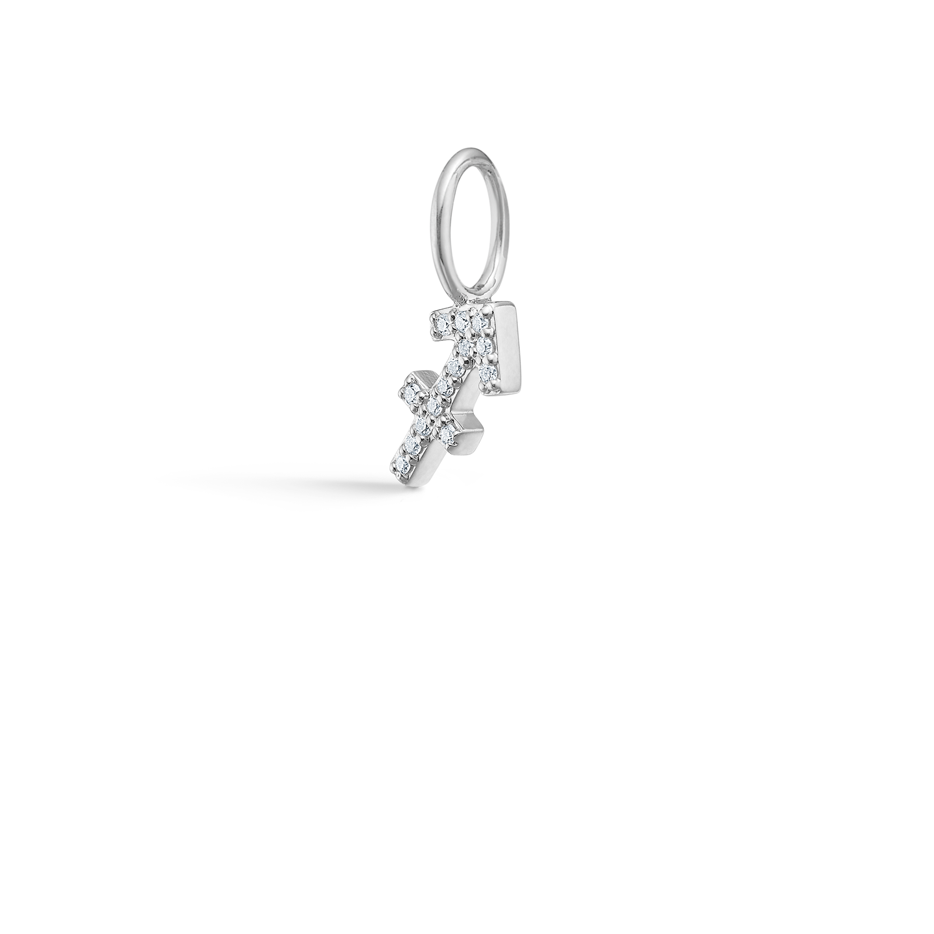 My Sagittarius Diamond Pendant - 18kt White Gold