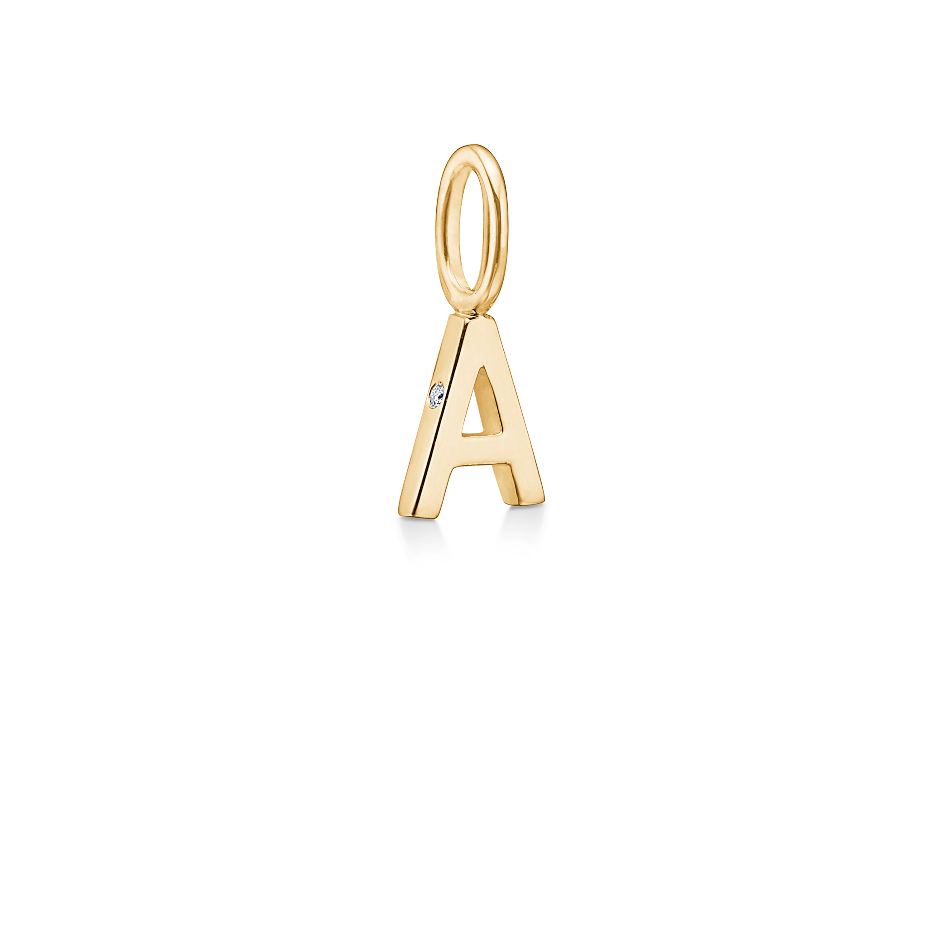 My A Pendant - 18kt Yellow Gold