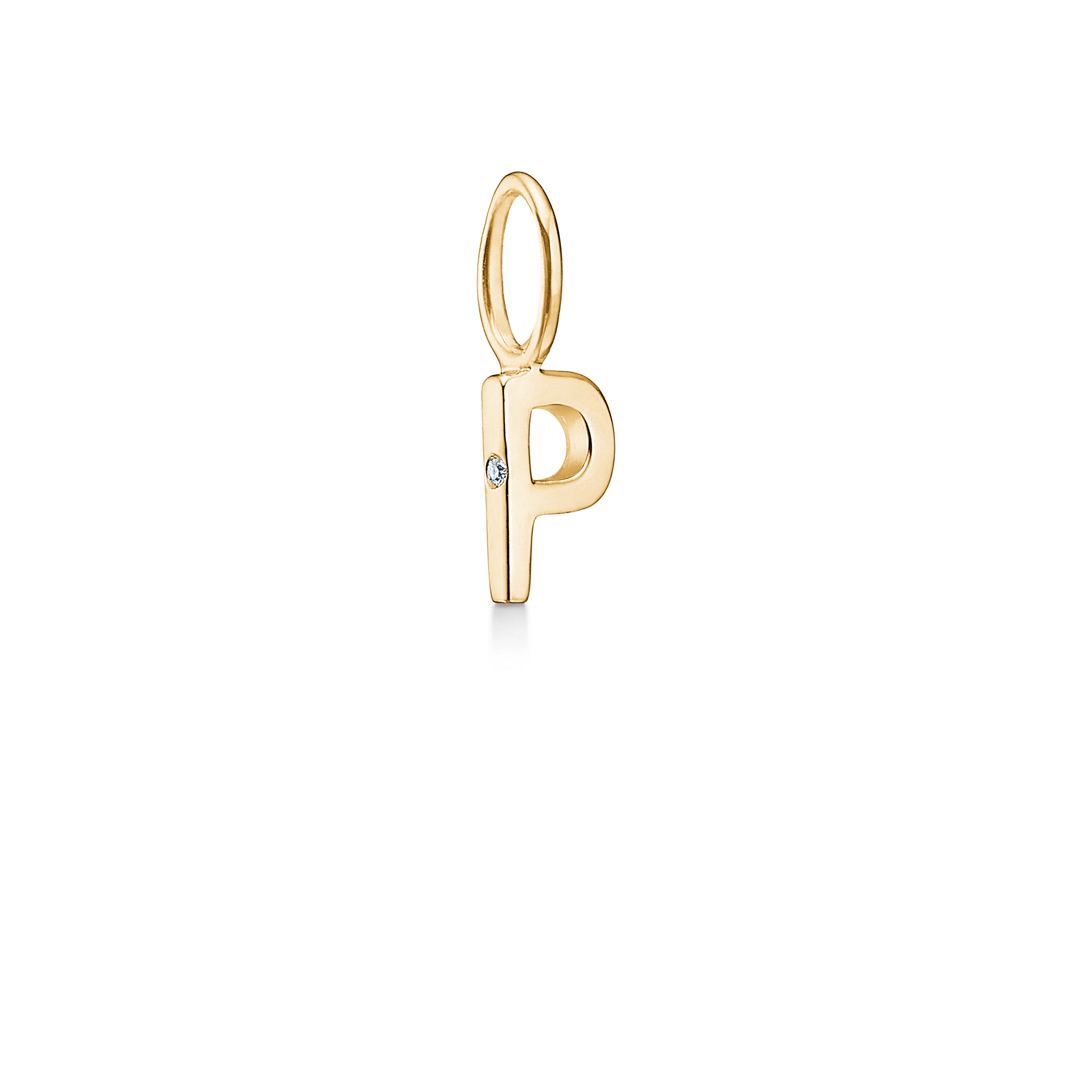 MY P Pendant - 18kt Yellow Gold