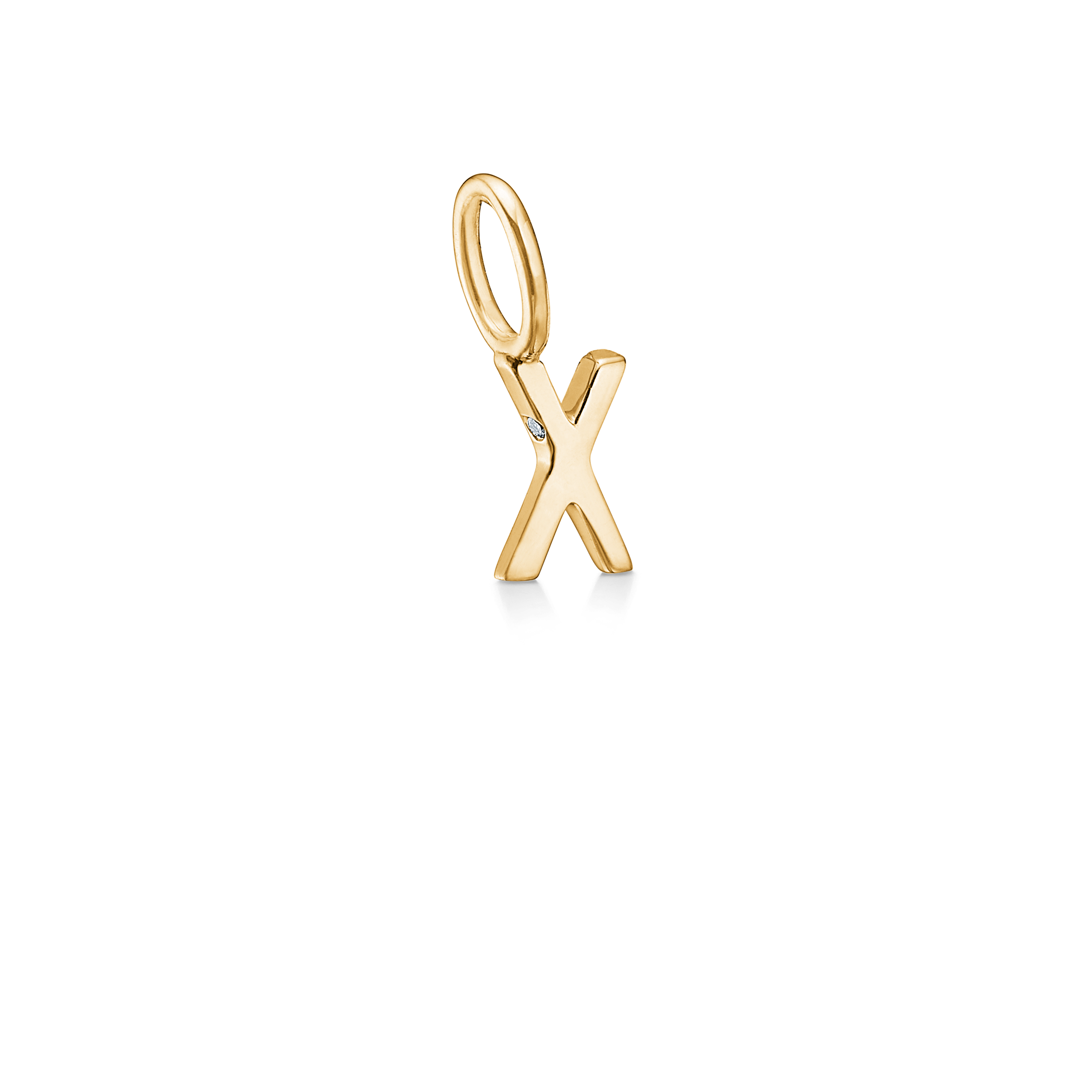 My X Pendant - 18kt Yellow Gold