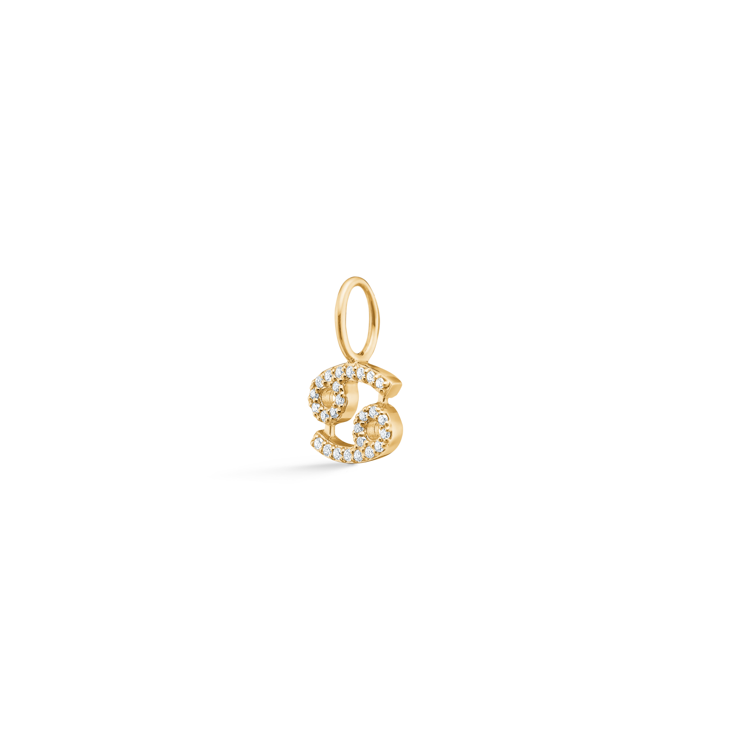 My Cancer Diamond Pendant - 18kt Yellow Gold