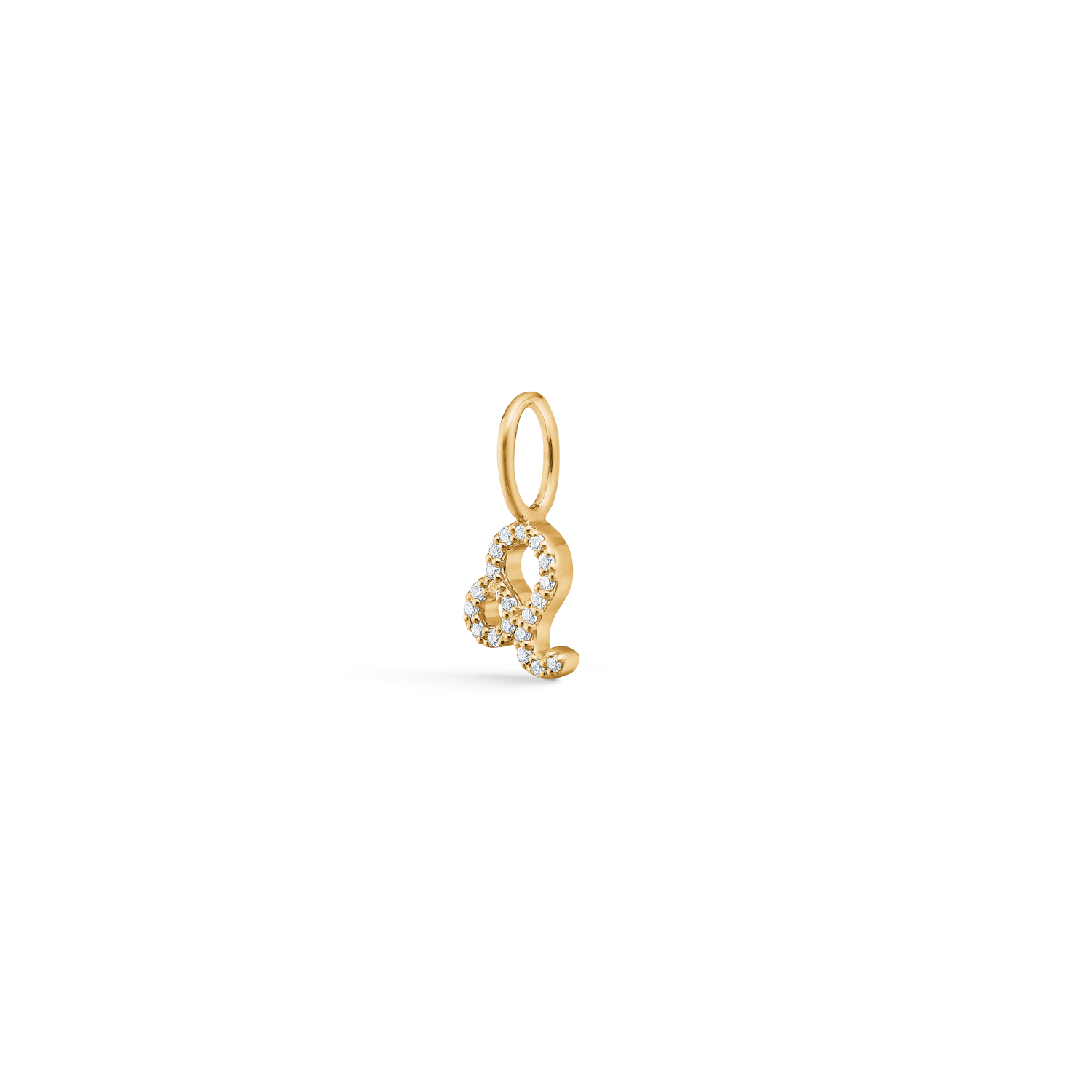 My Leo Diamond Pendant - 18kt Yellow Gold