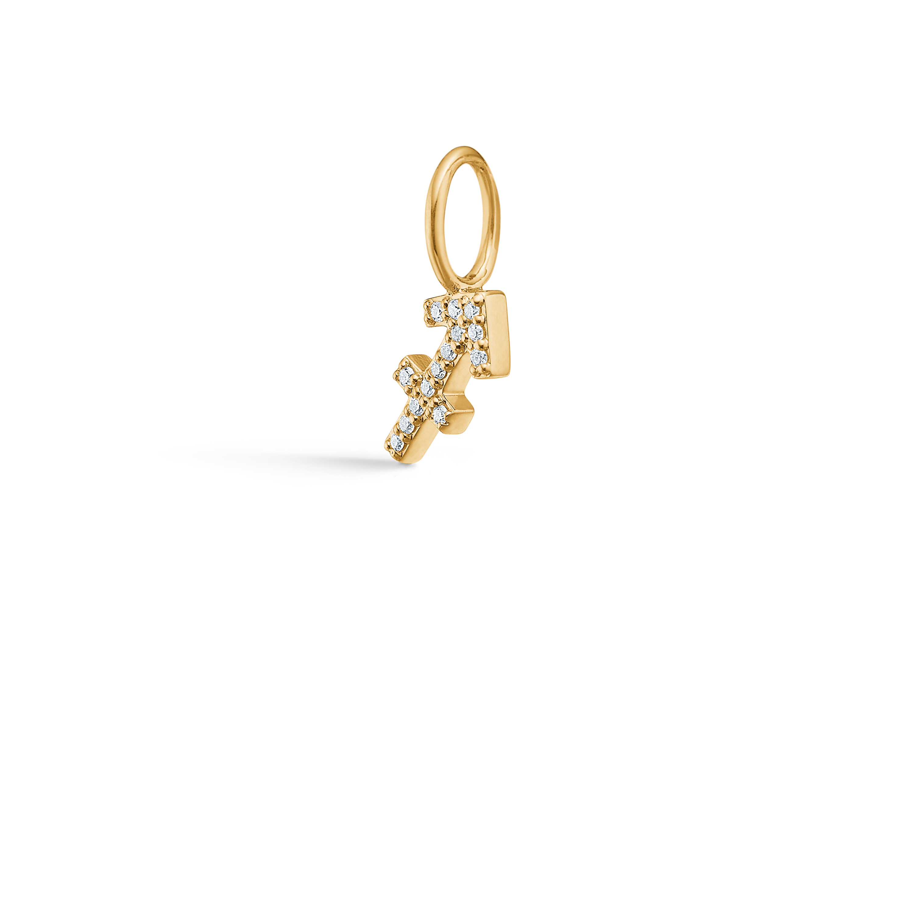 My Sagittarius Diamond Pendant - 18kt Yellow Gold