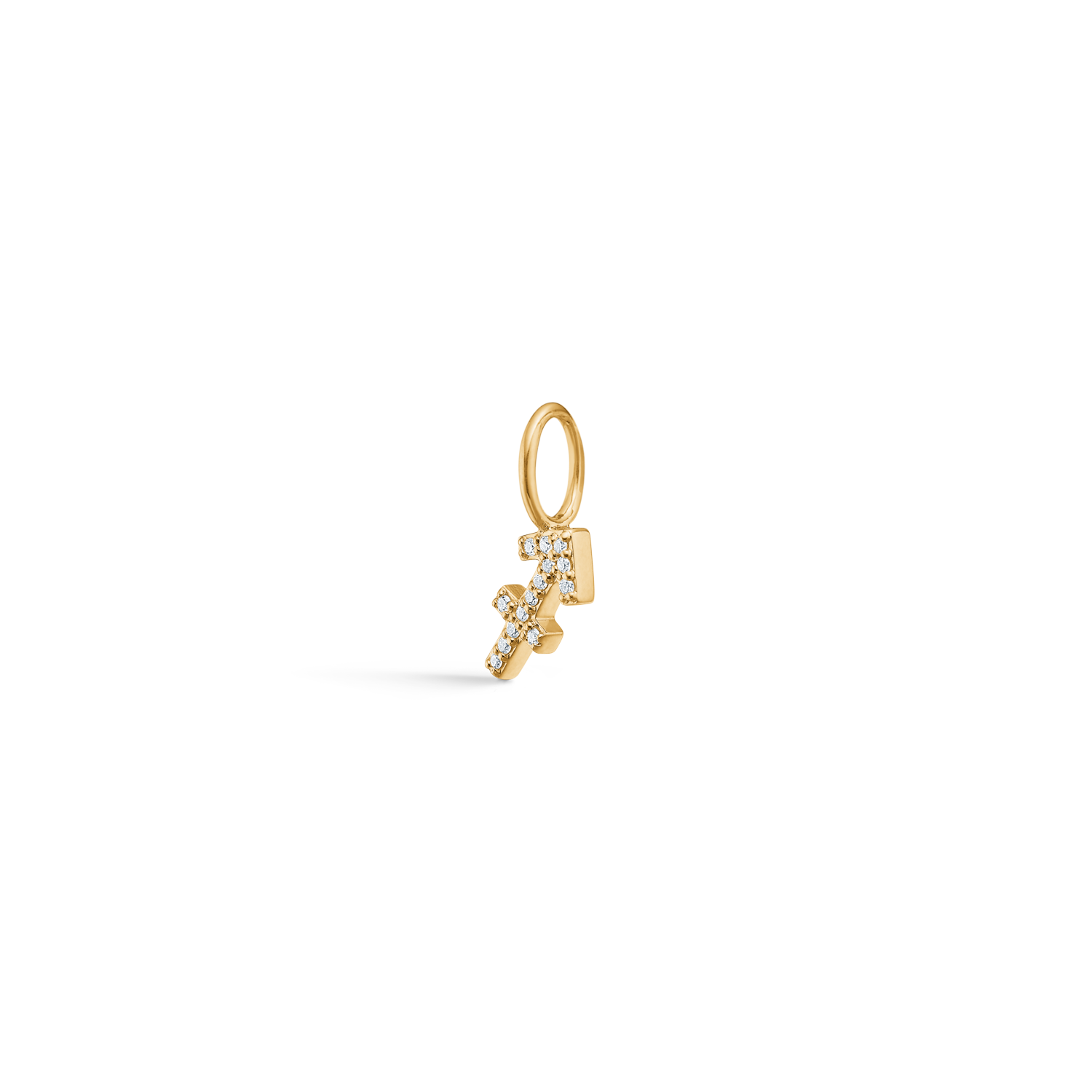My Sagittarius Diamond Pendant - 18kt Yellow Gold