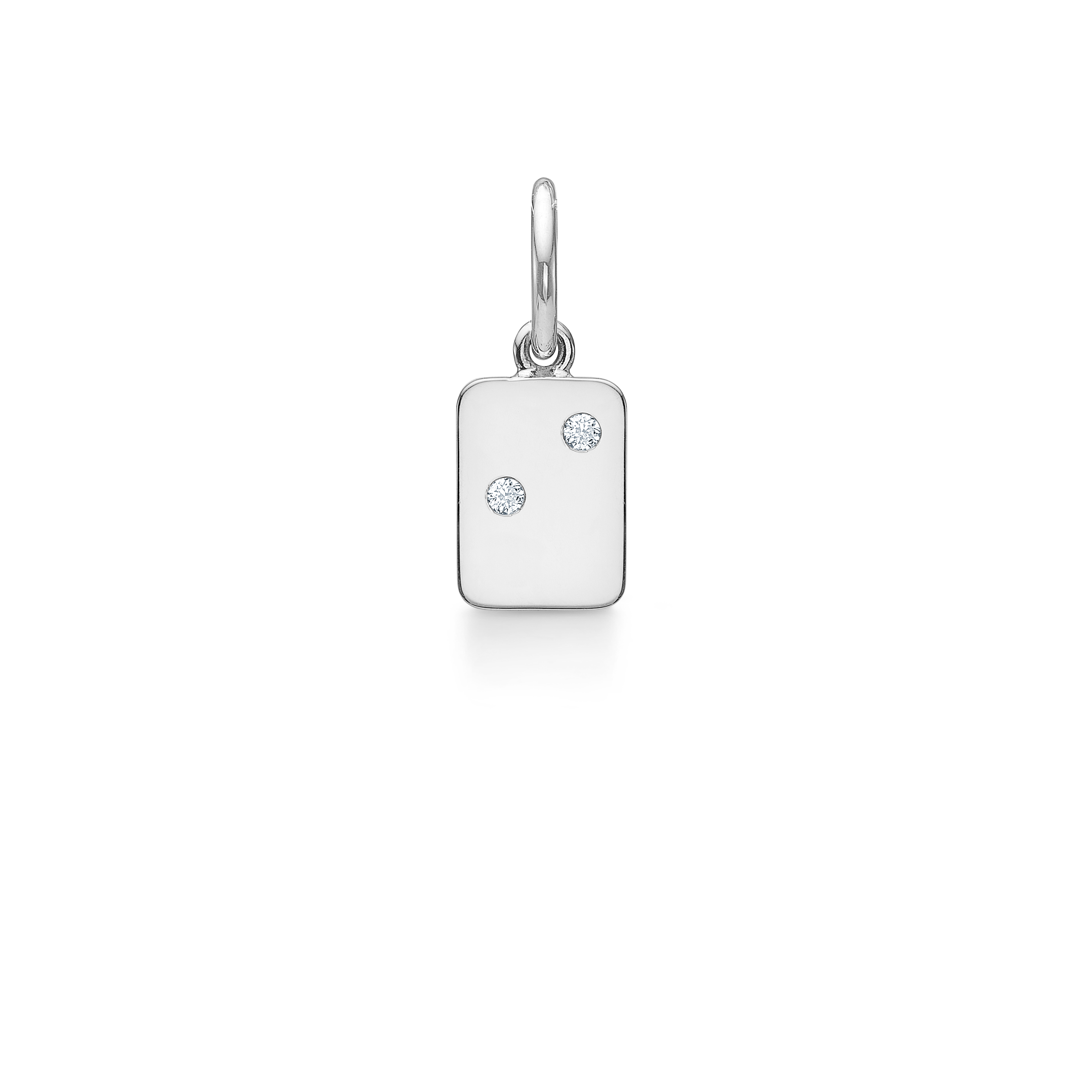 My Secret I Pendant - 18kt White Gold