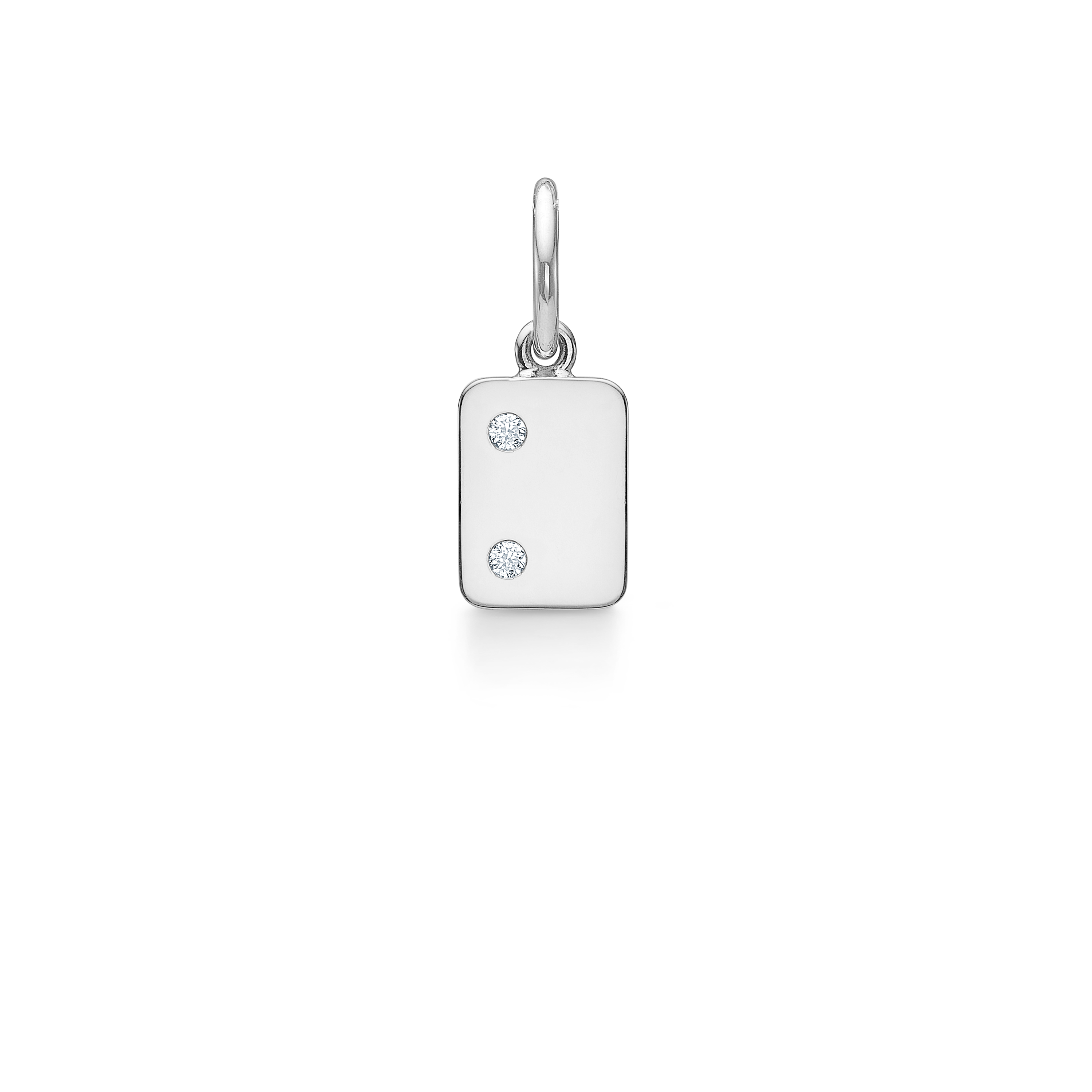 My Secret K Pendant - 18kt White Gold