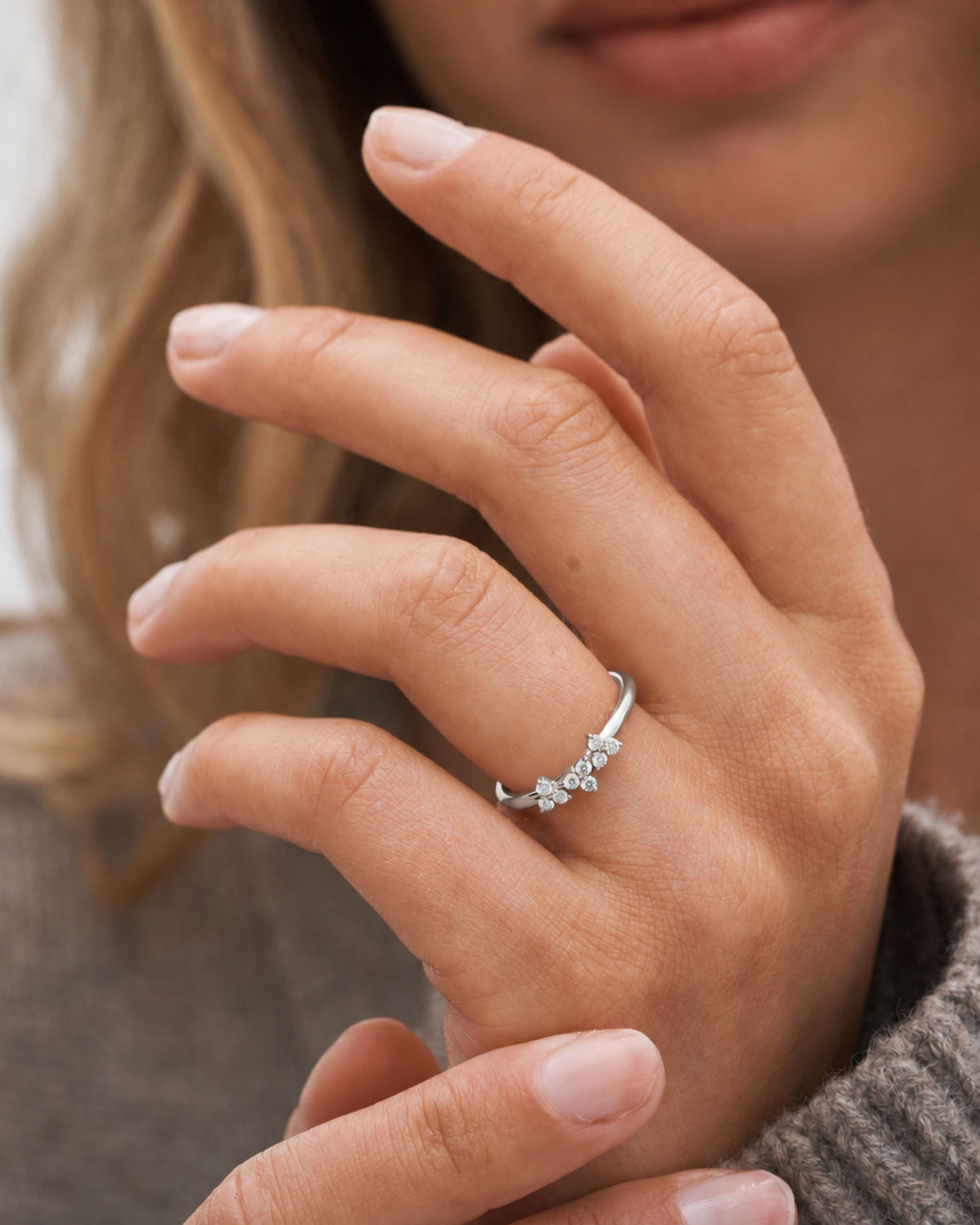 Fryd Diamantring I - 18kt Hvitt Gull