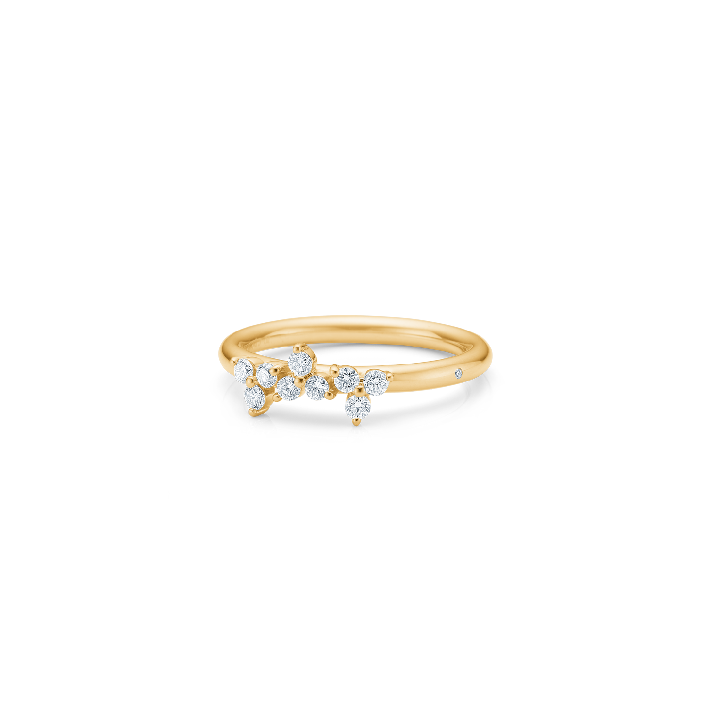 Fryd Diamond Ring M - 18kt Yellow Gold