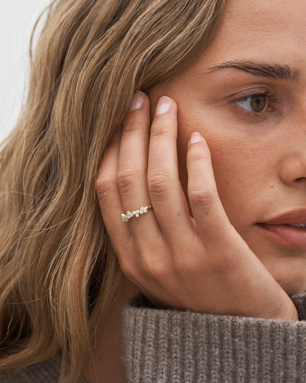 Fryd Diamantring II - 18kt Gult Gull