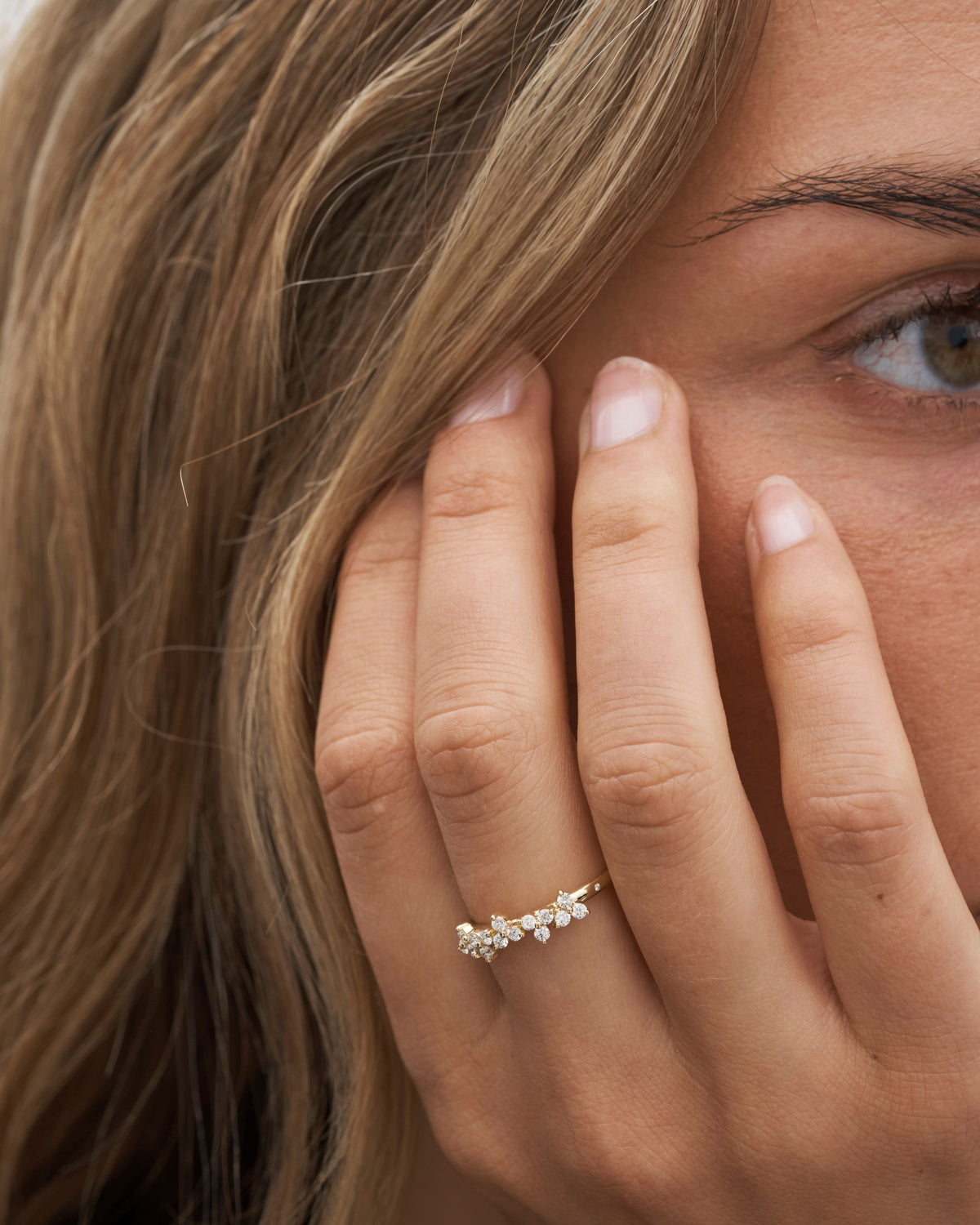 Fryd Diamantring II - 18kt Gult Gull