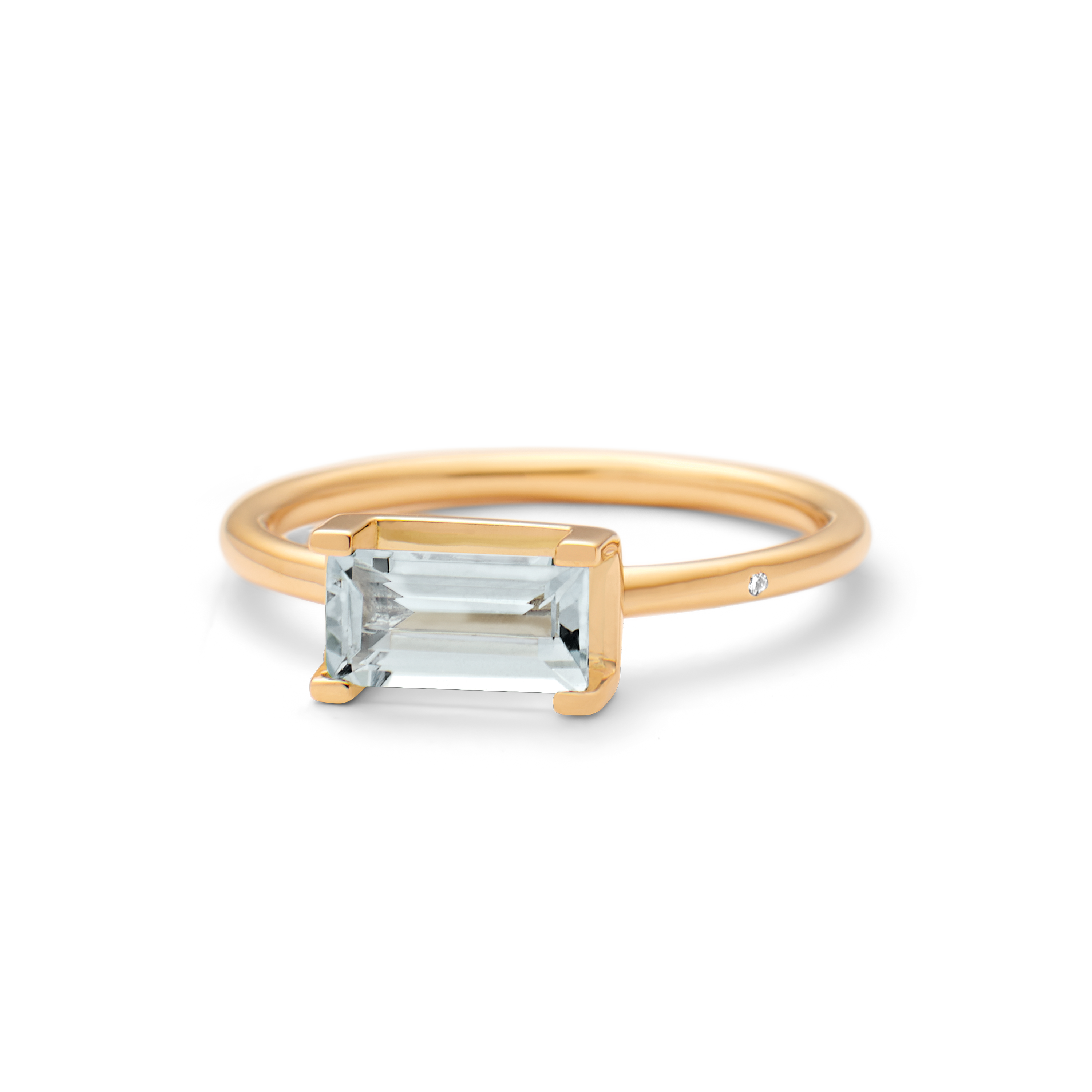 Nord Blue Ring - 18kt Yellow Gold