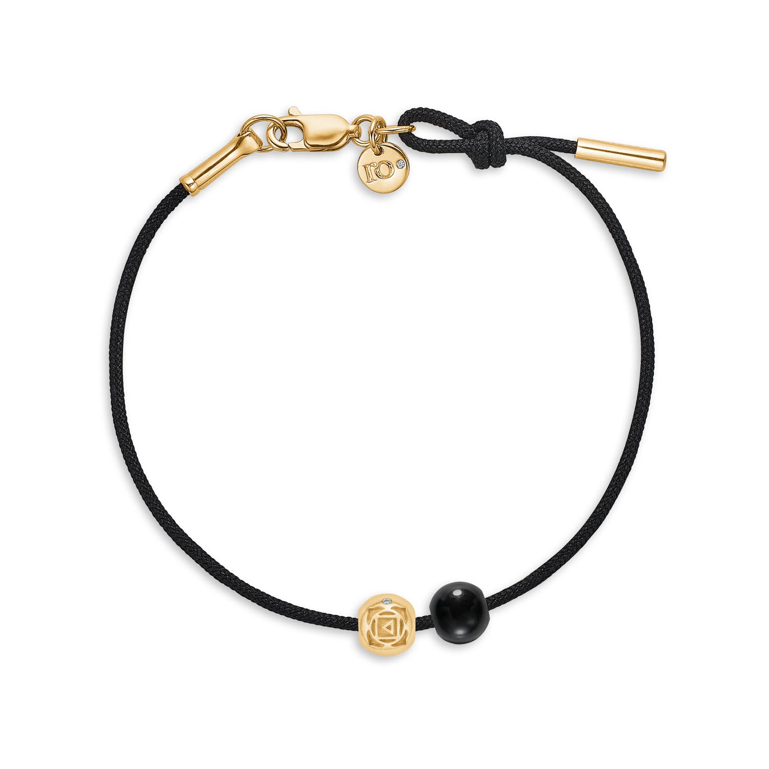 Inner Peace Root Chakra Bead - 18kt Yellow Gold