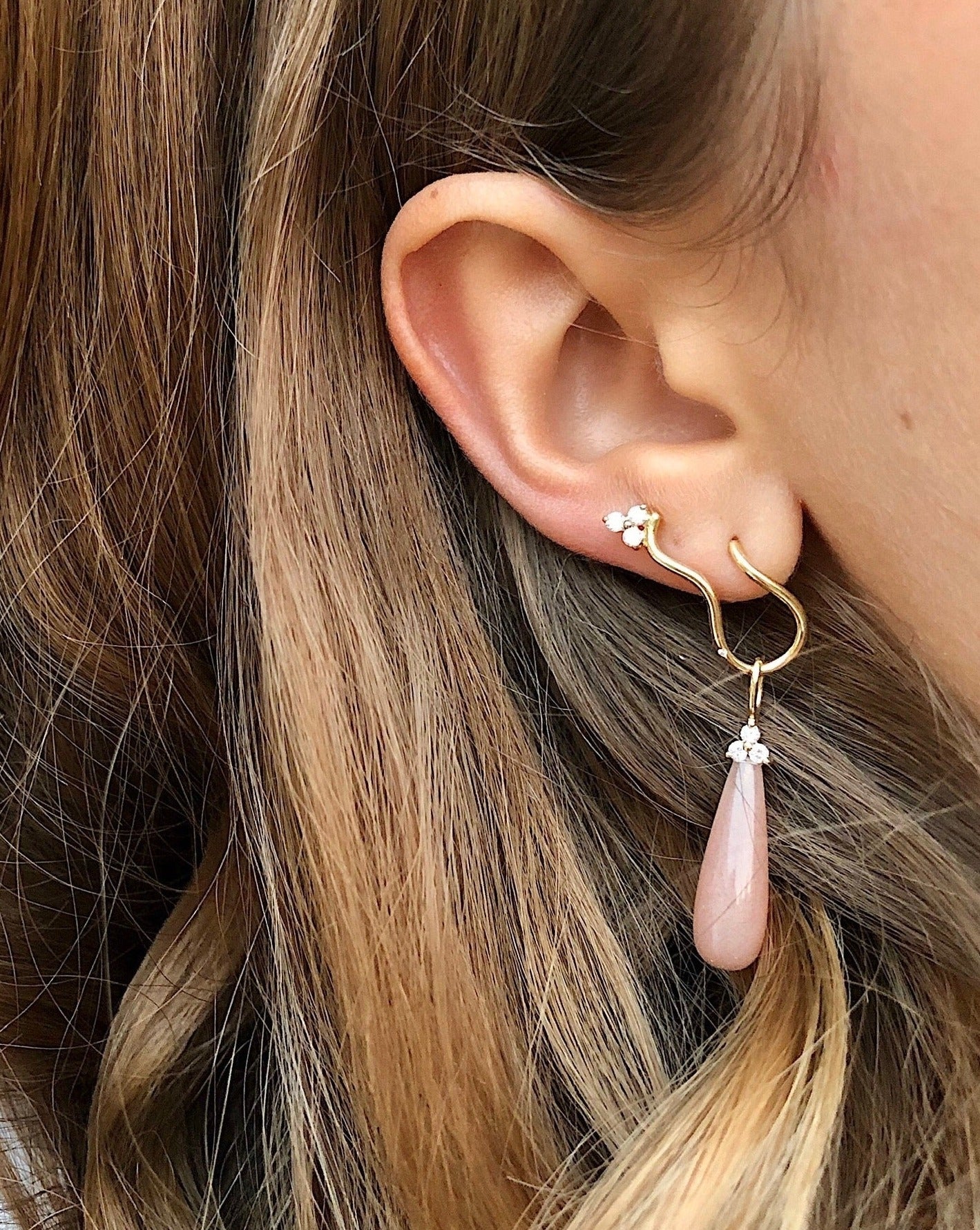 Fryd Blush Pendant - 18kt Yellow Gold