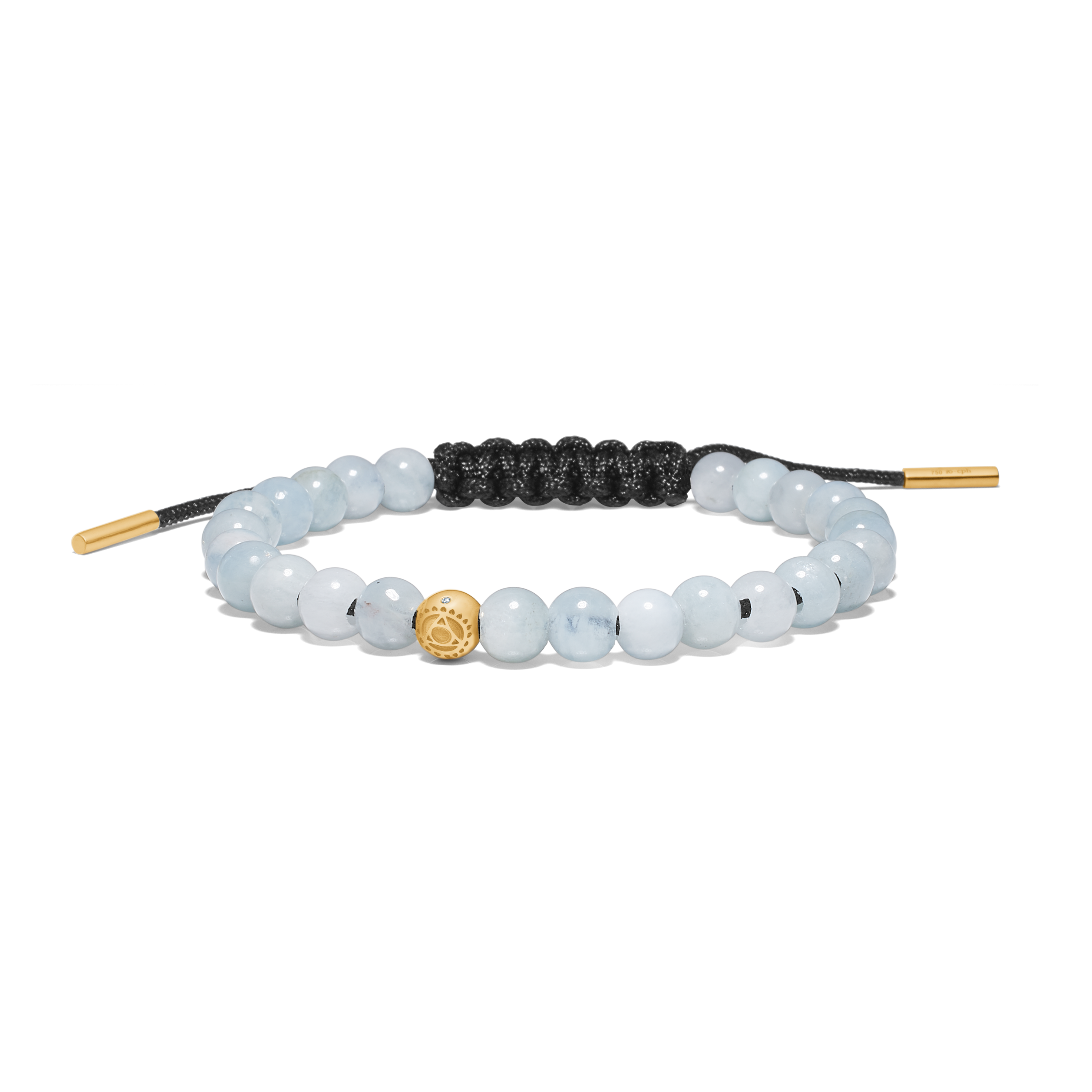 Inner Peace Halschakra armbånd – 18kt Gult Gull