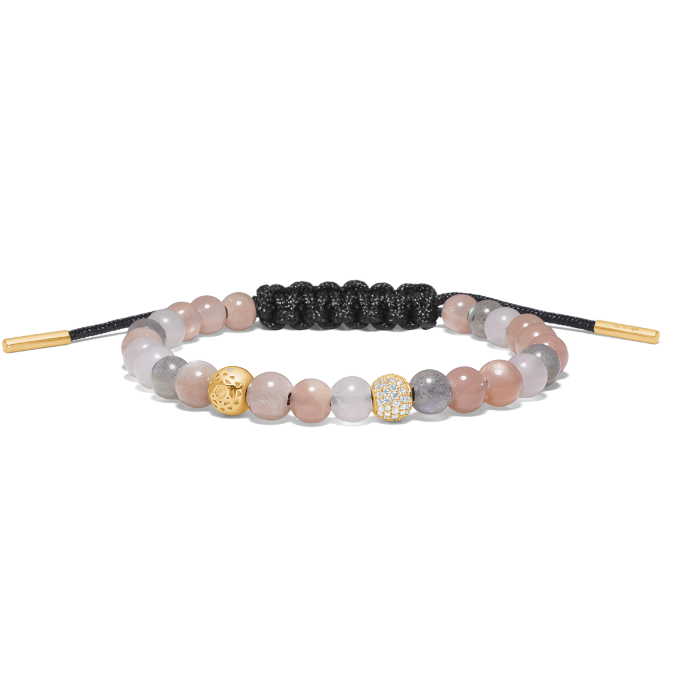 Inner Peace Hjertechakra Diamant armbånd – 18kt Gult Gull