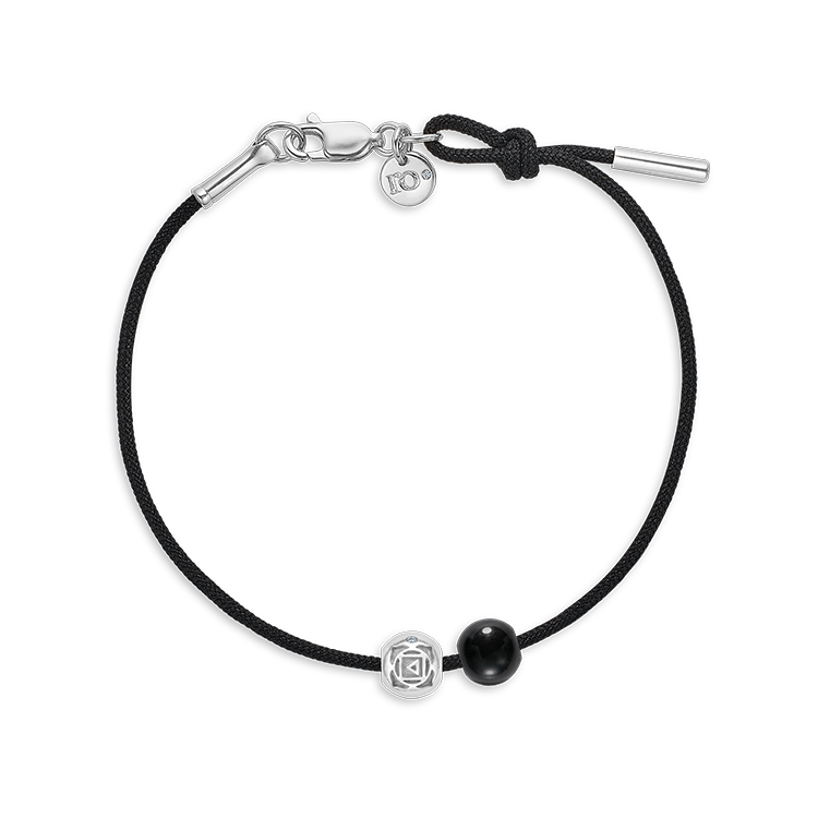 Inner Peace Sacral Chakra Bead - 18kt White Gold